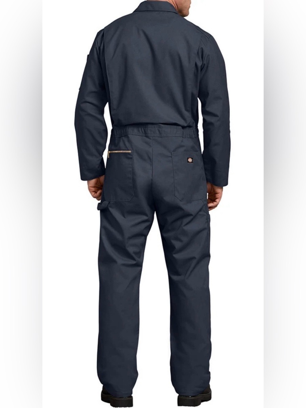 NWT Dickies Deluxe Blended Long Sleeve Coveralls Navy Blue Jumpsuit Workwear XL - Picture 2 of 13
